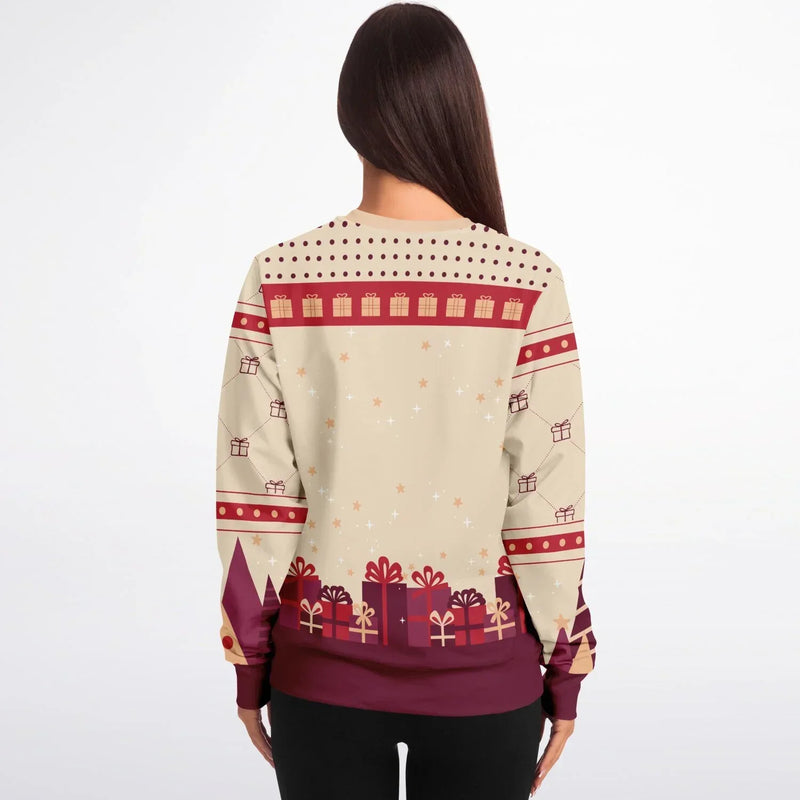 I’m Laying On Your Present Women Christmas Sweatshirt