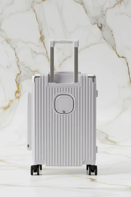 الحقيبة باللون #a7a1b7 - منظر خلفي