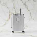 الحقيبة باللون #a7a1b7 - منظر خلفي