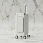 الحقيبة باللون #a7a1b7 - منظر جانبي