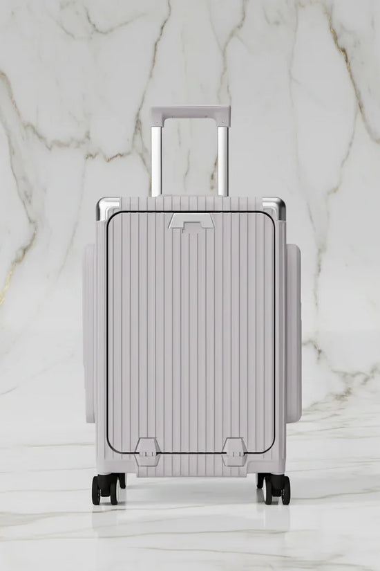 الحقيبة باللون #a7a1b7 - منظر أمامي