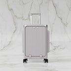 الحقيبة باللون #a7a1b7 - منظر أمامي