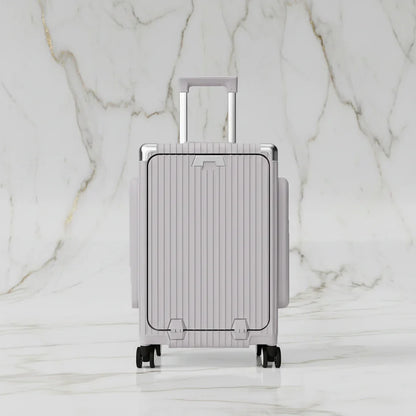 الحقيبة باللون #a7a1b7 - منظر أمامي