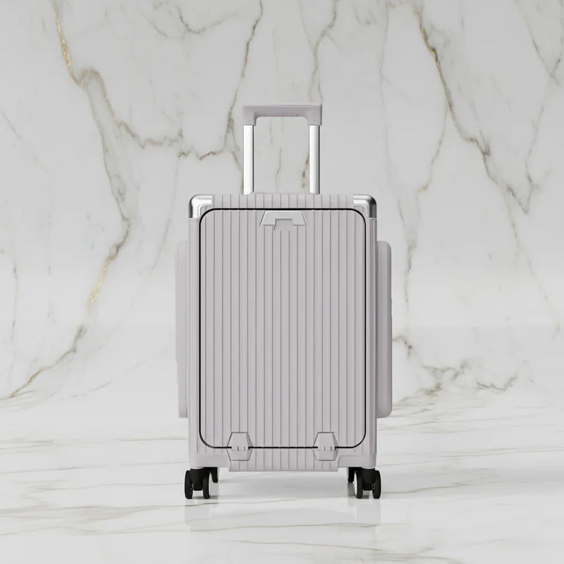 الحقيبة باللون #a7a1b7 - منظر أمامي