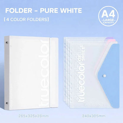 A4 Loose-Leaf Folder Information Book Transparent