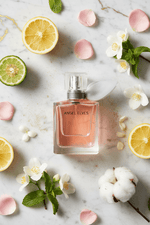 Angel Elves Coral - Citrus Flat Lay
