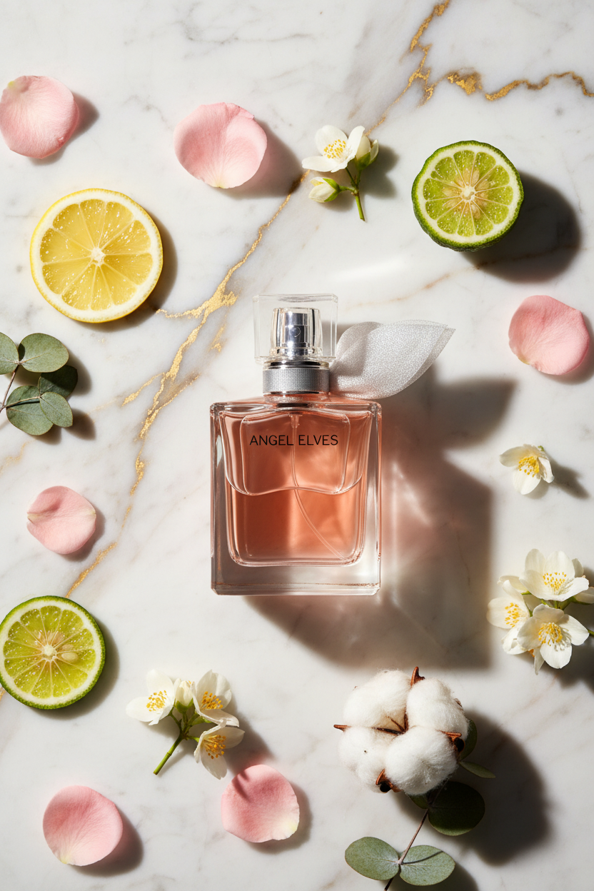 Angel Elves Coral - Citrus Marble