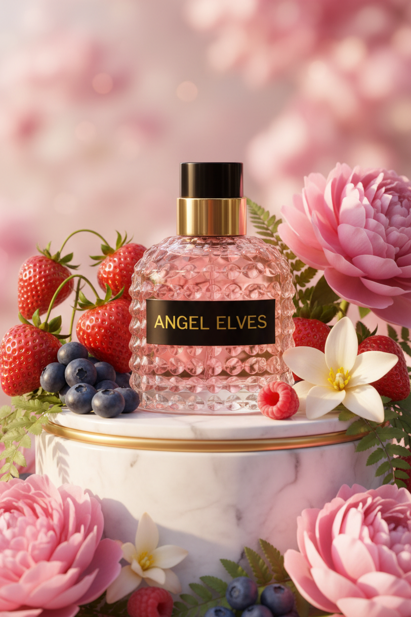 Angel Elves Diamond - Peony Pedestal