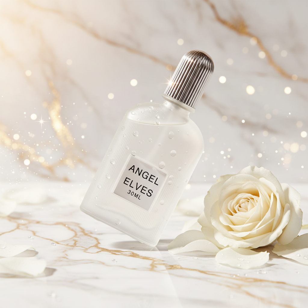 Angel Elves Frosted - Marble Side Rose