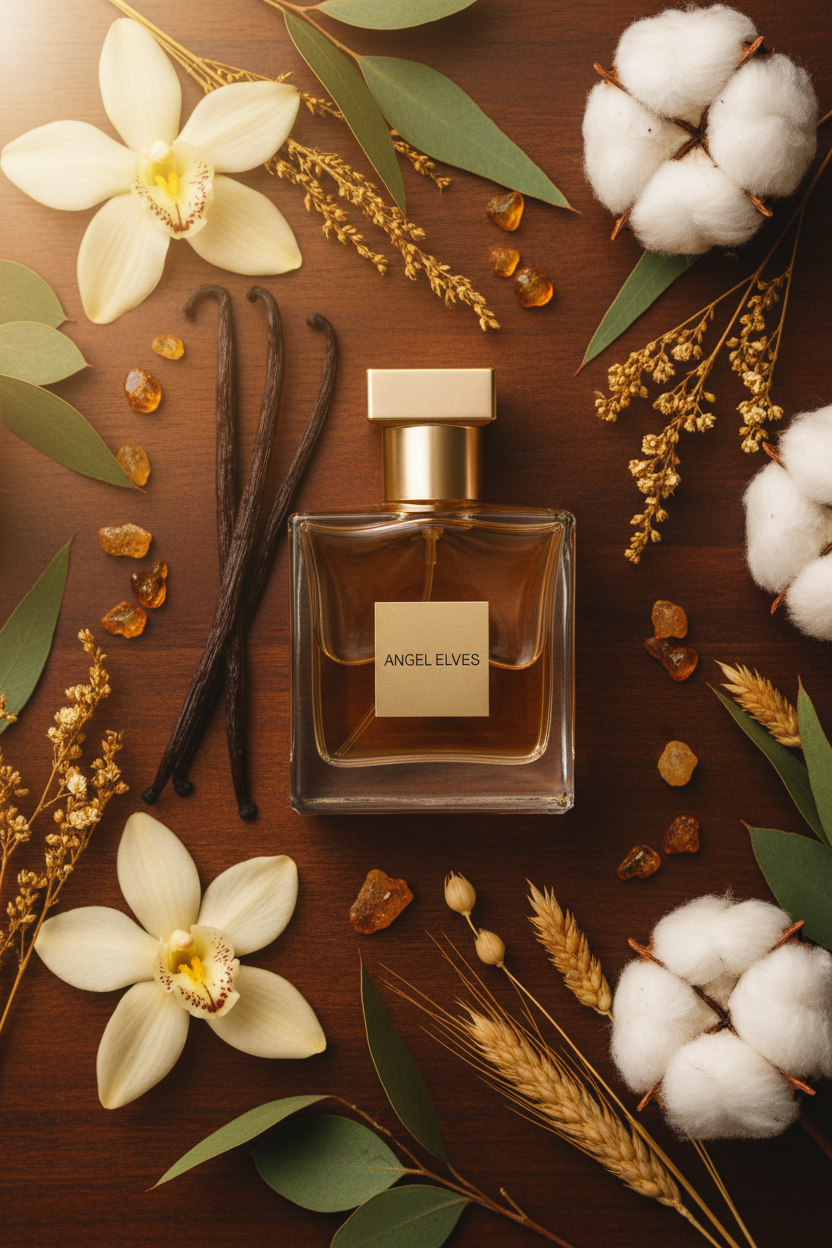 Angel Elves Gold - Wood Flat Lay