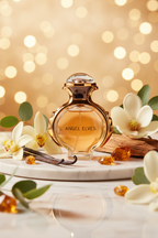 Angel Elves Orange - Amber Wood