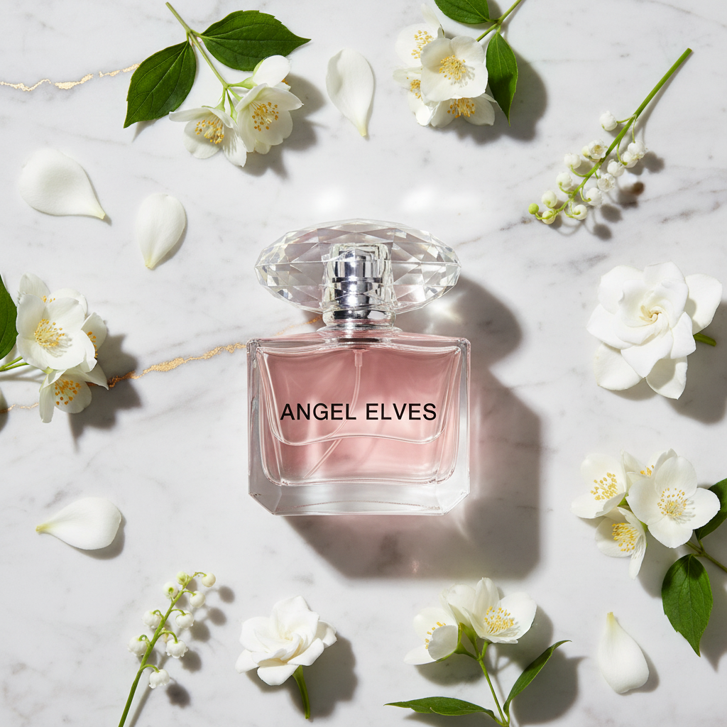 Angel Elves - White Flowers Flat Lay