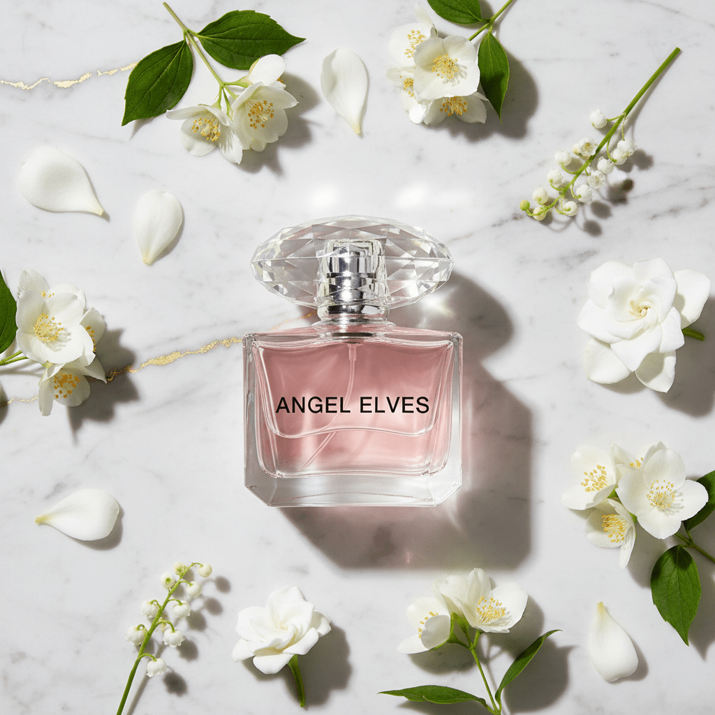 Angel Elves - White Flowers Flat Lay