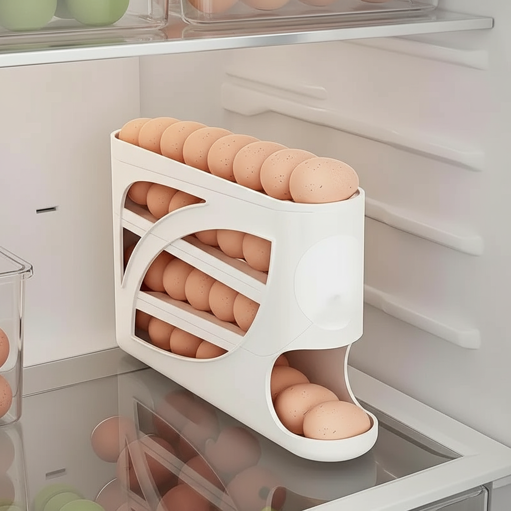 Angled refrigerator view