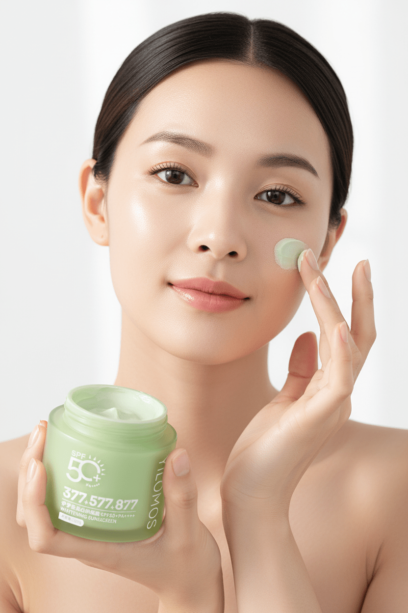 Applying on Face