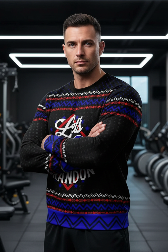 Athletic man in confident pose