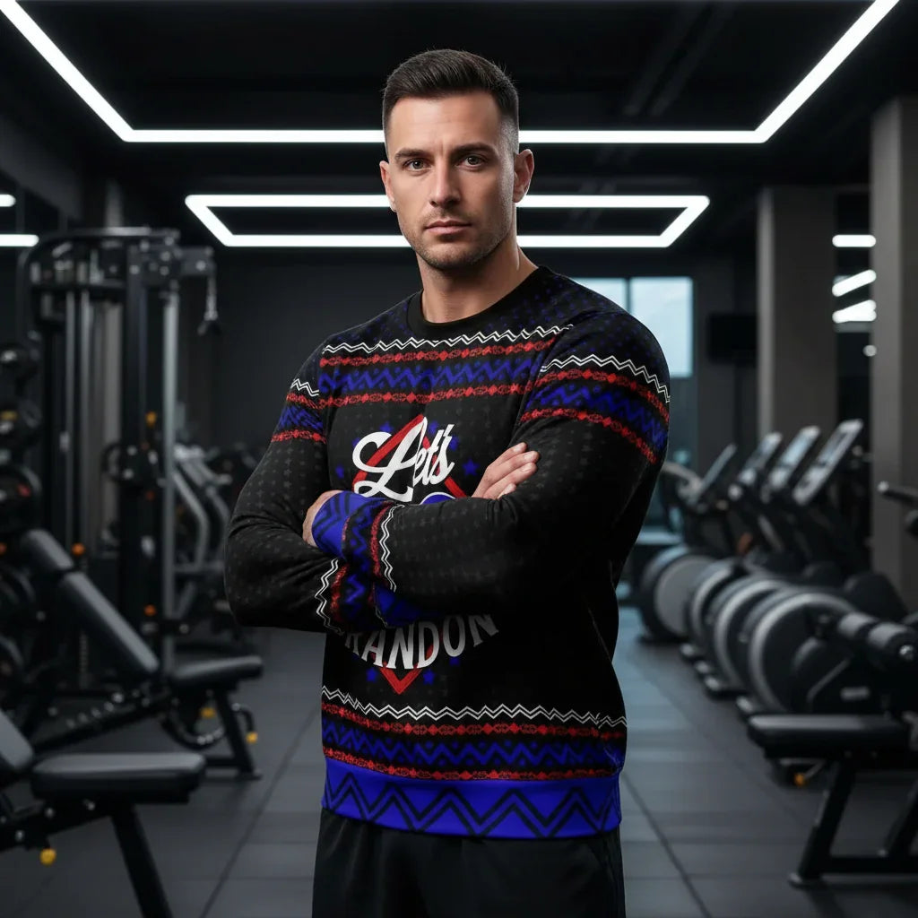 Athletic man in confident pose