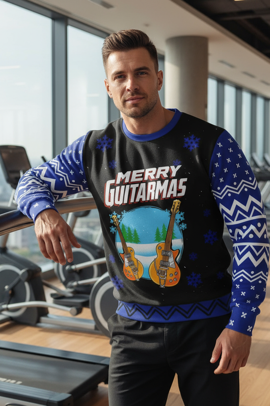 Athletic man leaning against gym equipment