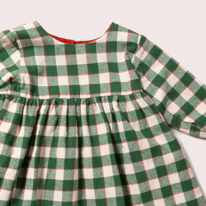 Versatile Hazelnut Reversible Corduroy Pocket Dress Organic Cotton Kids & Baby