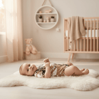 Baby Bodysuit - Lying on Blanket