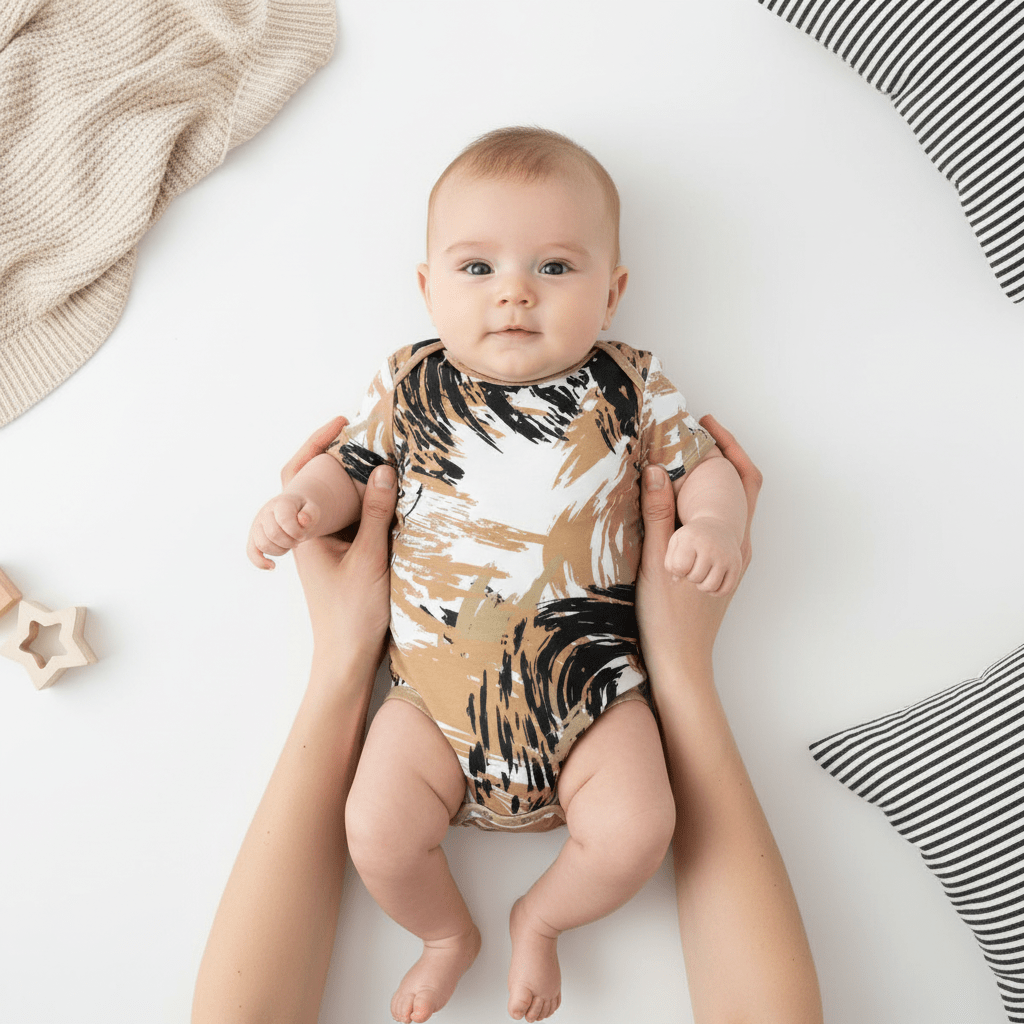 Baby Bodysuit - Overhead Shot