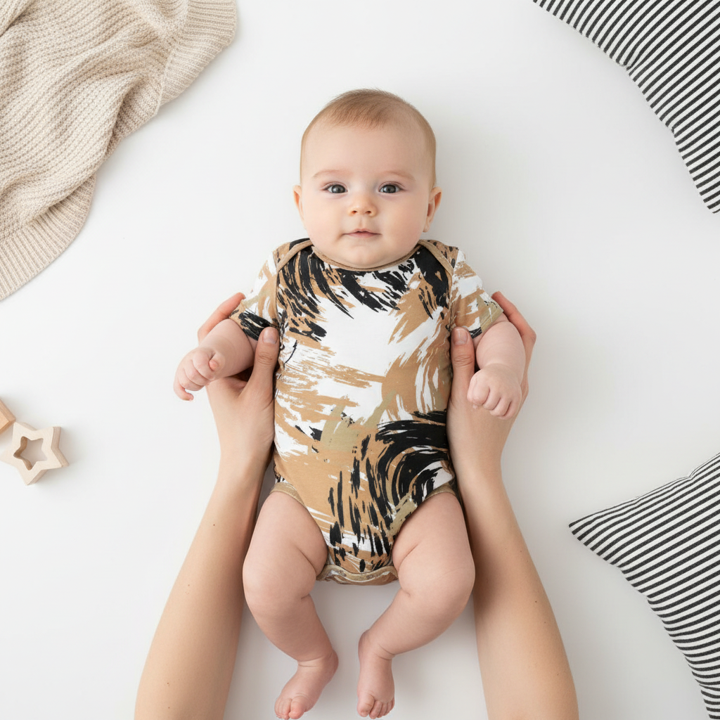 Baby Bodysuit - Overhead Shot