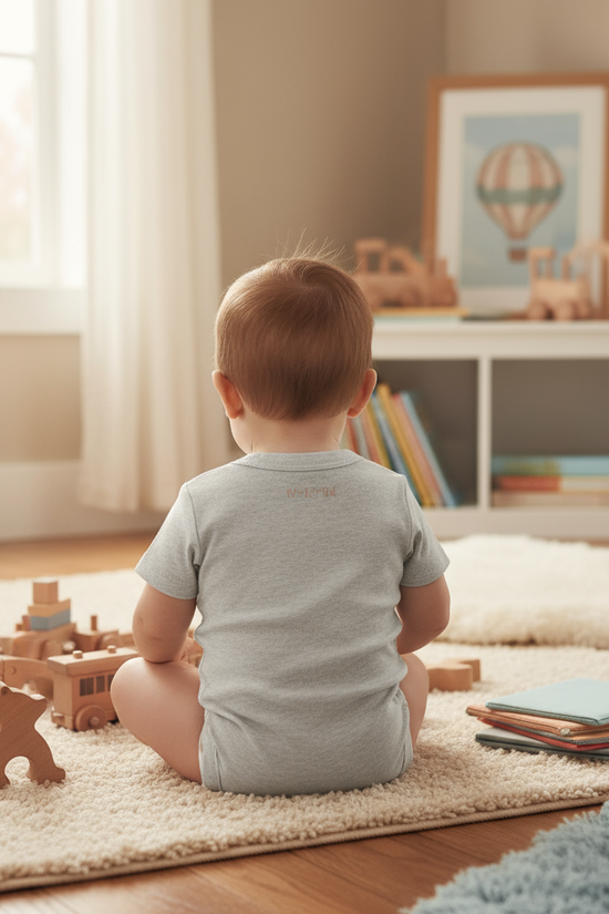 Baby Boy - Back View in Children's Room 2