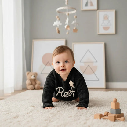 Baby boy in nursery - crawling