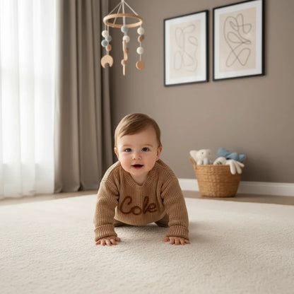 Baby boy in nursery - crawling