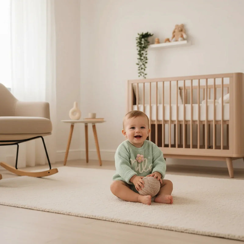 Baby boy in nursery - playing