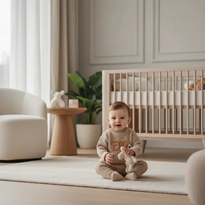 Baby boy in nursery - playing