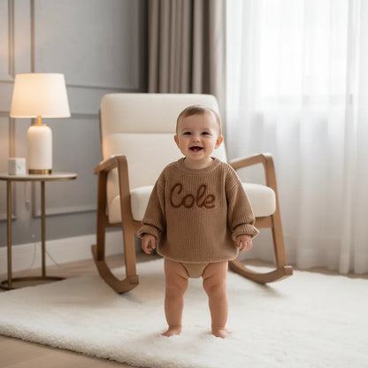 Baby boy in nursery - standing