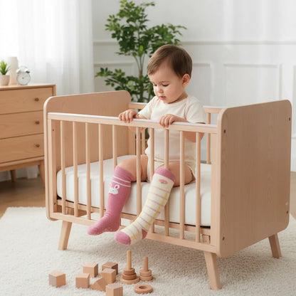 Baby boy playing with toys