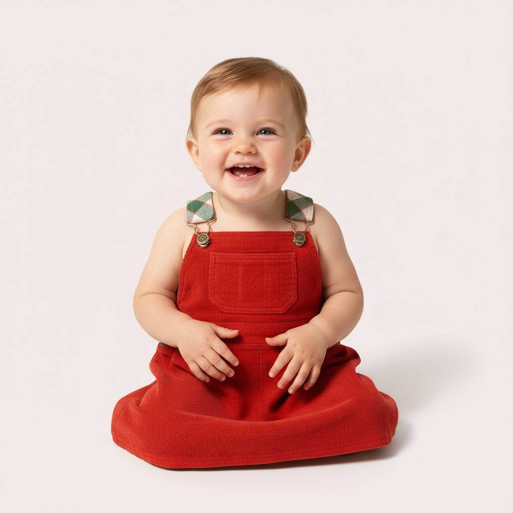 Baby front smiling