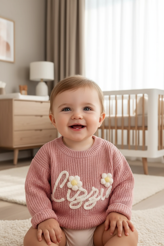 Baby front view in nursery