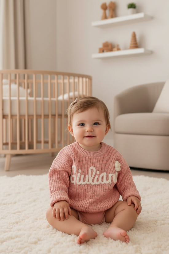 Baby front view in nursery