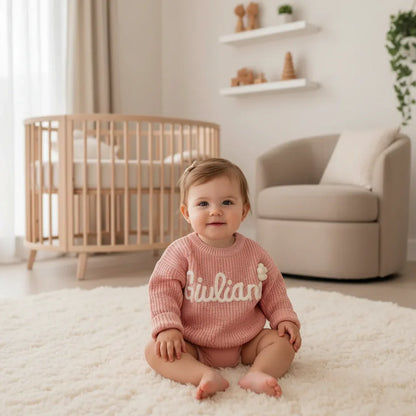 Baby front view in nursery