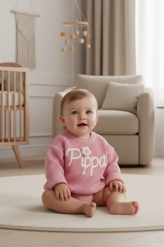 Baby front view in nursery