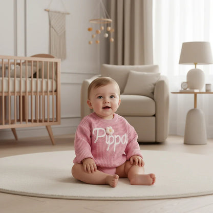 Baby front view in nursery