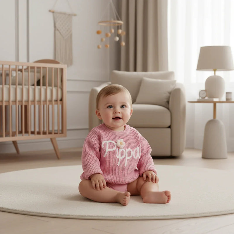 Baby front view in nursery