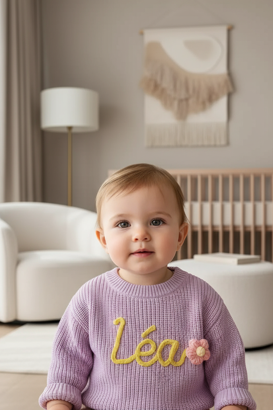 Baby front view in nursery