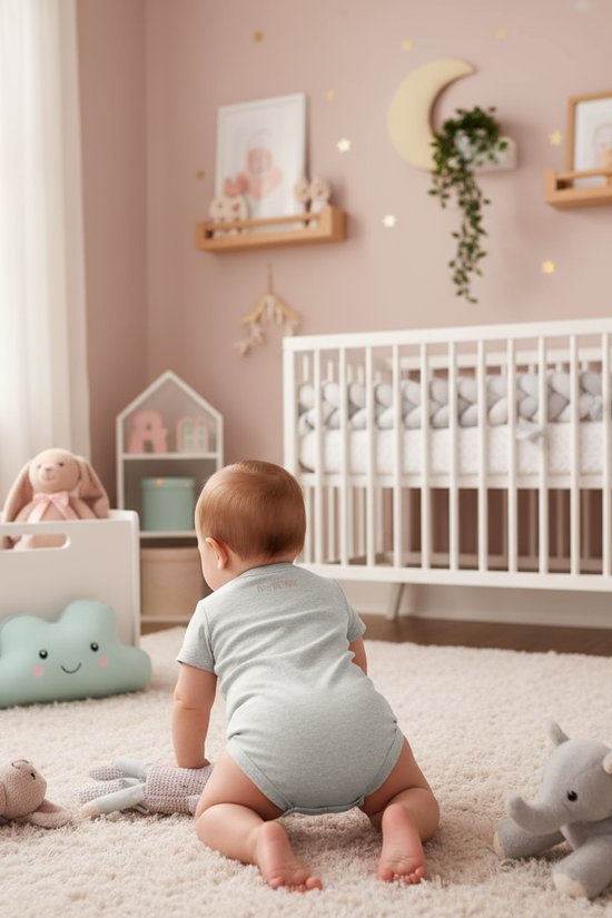 Baby Girl - Back View in Children's Room 1