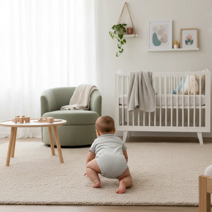 Baby Girl - Back View in Children's Room 2