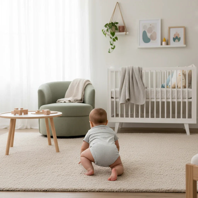 Baby Girl - Back View in Children's Room 2