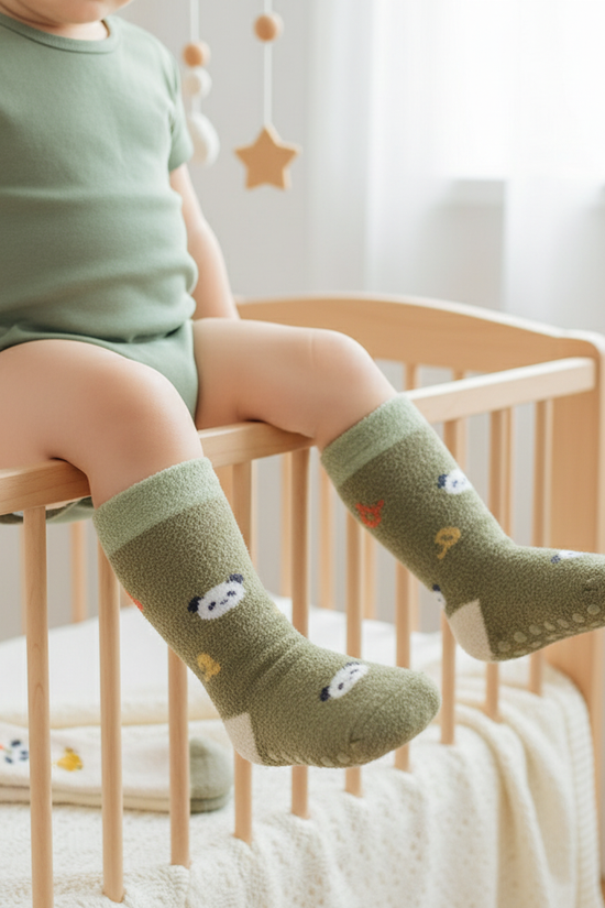 Baby girl close-up detail