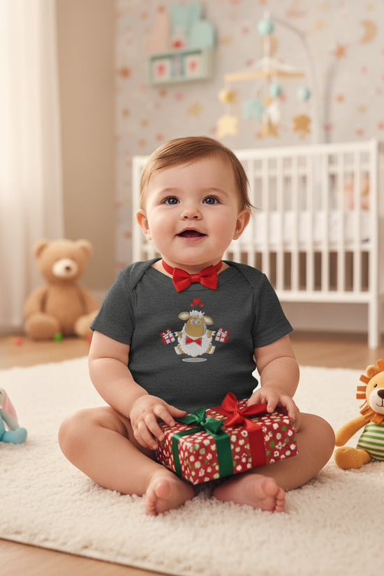 Baby girl - front view in nursery