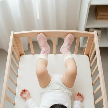 Baby girl top-down view