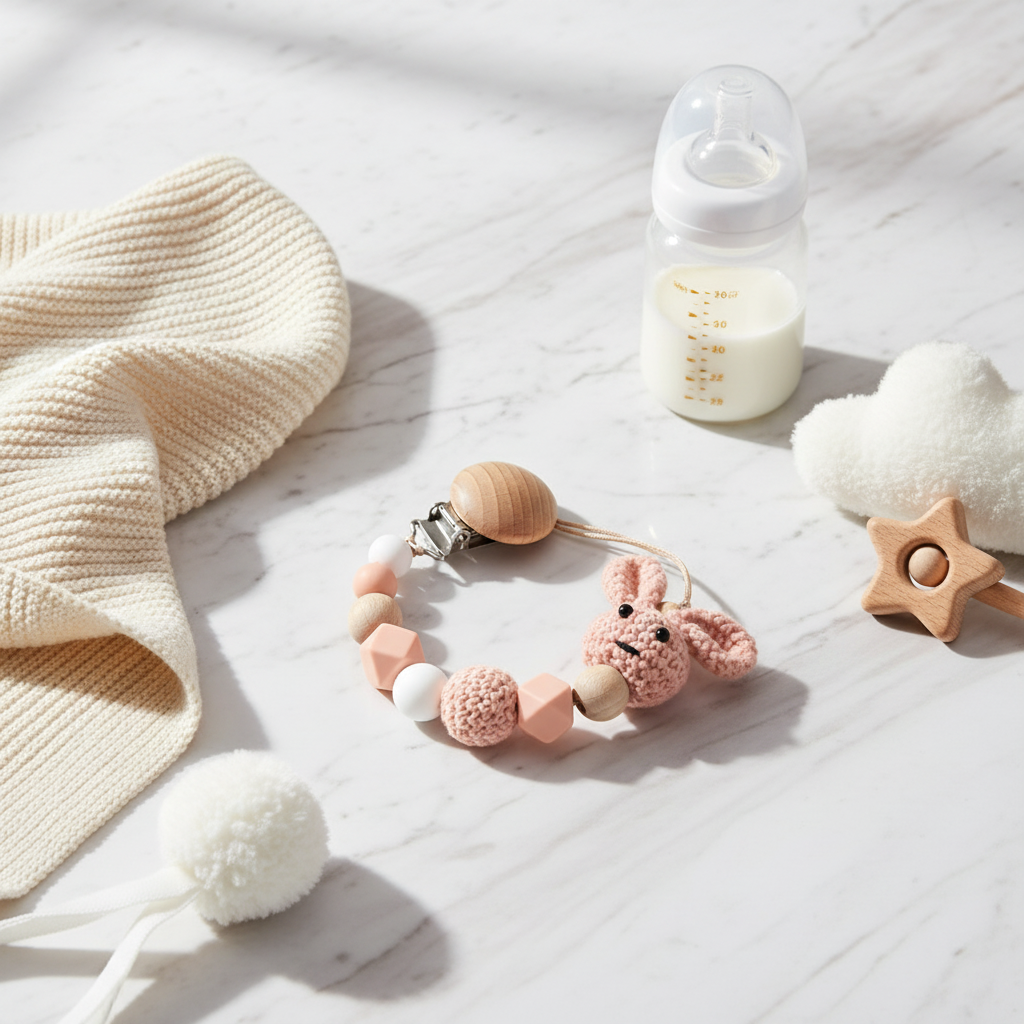 Baby Pacifier Clip Image 1