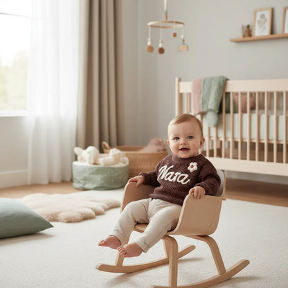 Baby three-quarter angle in chair
