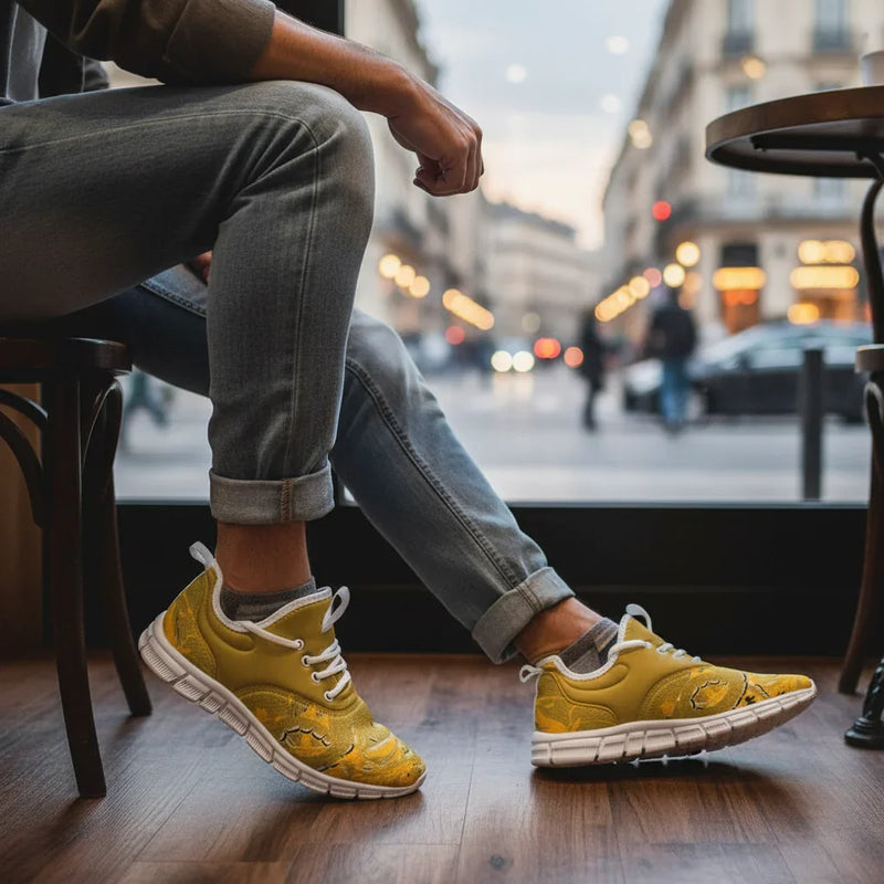 Back angle by café window